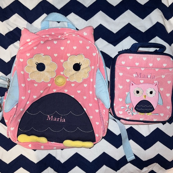 POTTERY BARN SET BACKPACK & LUNCH BOX (MARIA)